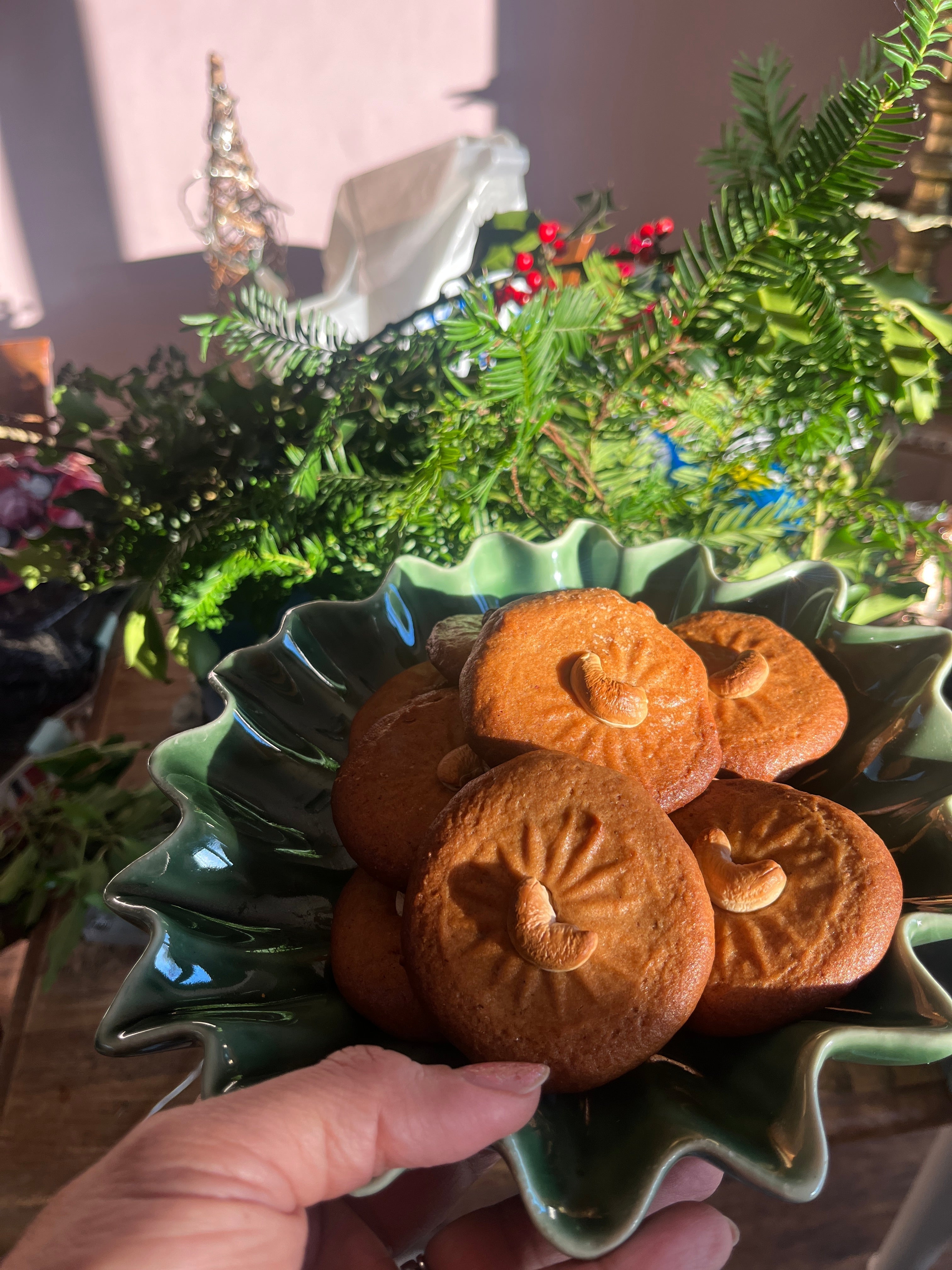 Jaggery and Spiced coconut cookies