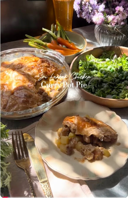 Sri Lankan Chicken Pot Pie Recipe